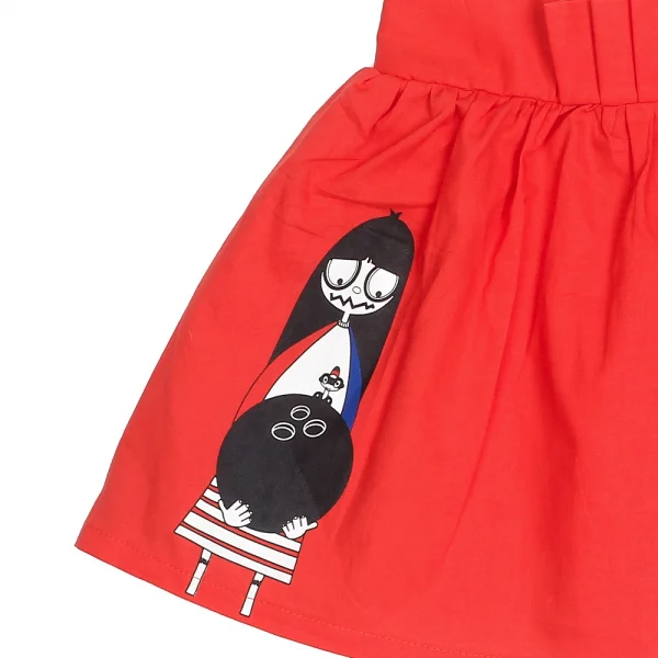 Chân váy bé gái in hình cô gái