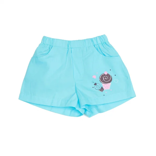 Bộ bé gái tay ngắn in ly kem