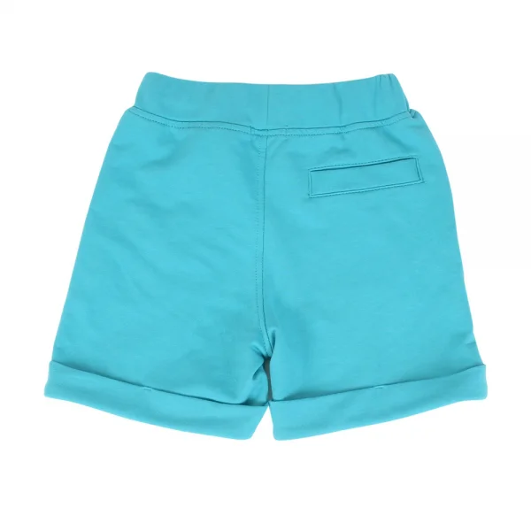 Quần thun bé trai ngắn đắp túi