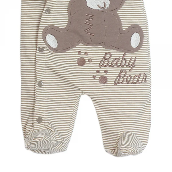 Boby dài có vớ bé trai thêu gấu Wonderchild