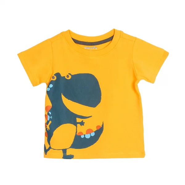 Áo thun bé trai tay ngắn in khủng long