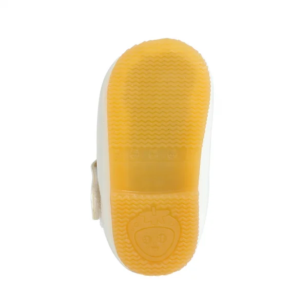 Giày bé gái đế hoa đính nơ đôi