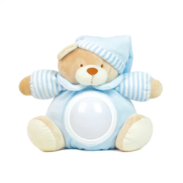 Gấu bông ru ngủ có đèn Xanh 14338 - 20 cm