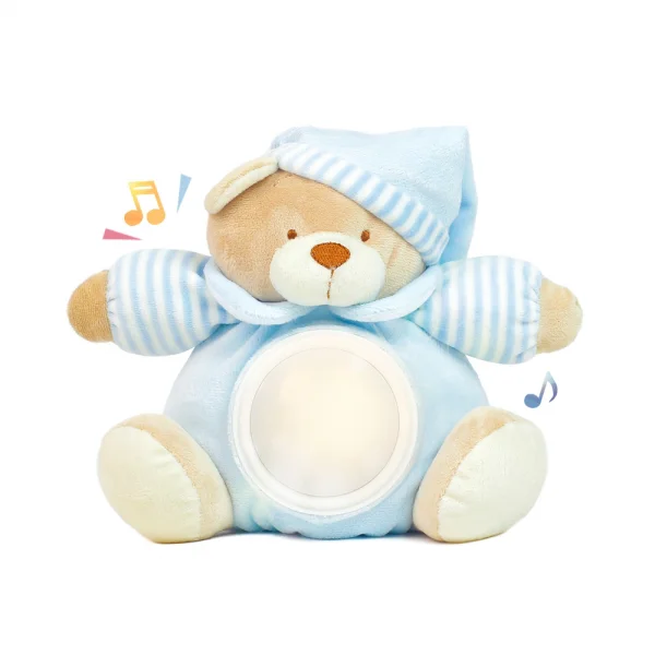 Gấu bông ru ngủ có đèn Xanh 14338 - 20 cm