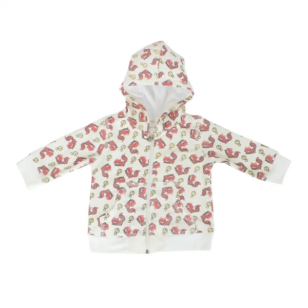 Áo khoác thun bé gái in mèo