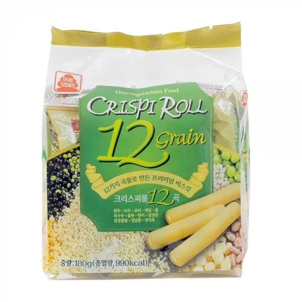 Bánh cuộn dinh dưỡng 12 loại ngũ cốc vị tự nhiên, 180g