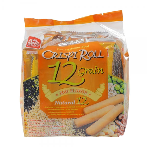 Bánh cuộn dinh dưỡng 12 loại ngũ cốc vị trứng, 180g
