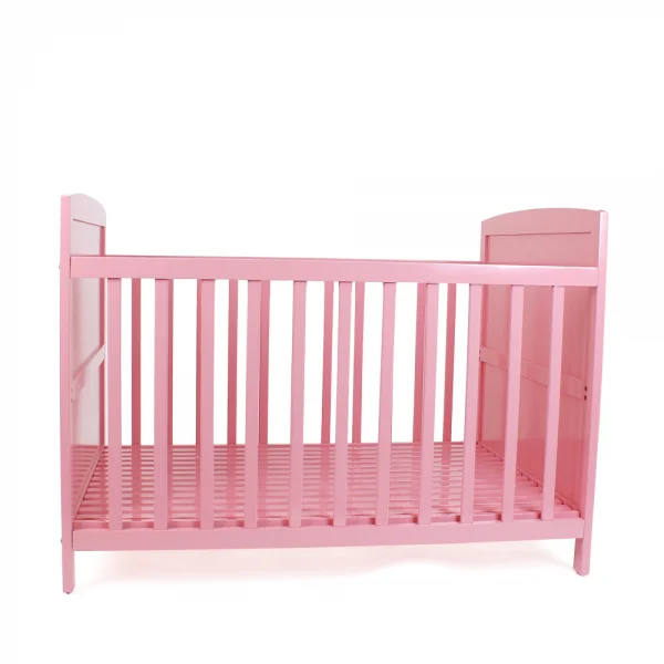 Giường cũi Carrot hồng 80x120cm