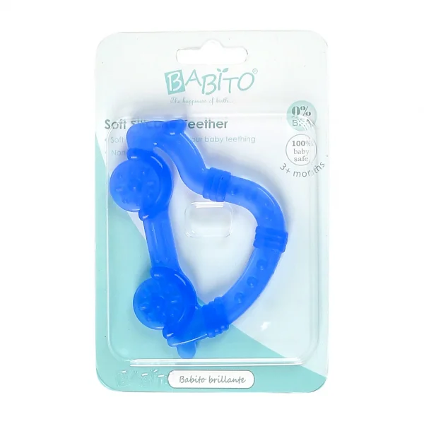 Cắn nướu silicone Babito, LS11P5101, xanh