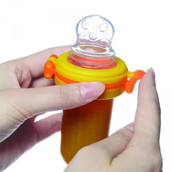 Bình bóp thức ăn chống hóc Kidsme, 160378OY