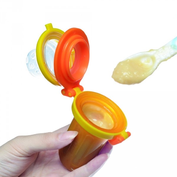 Bình bóp thức ăn chống hóc Kidsme, 160378OY