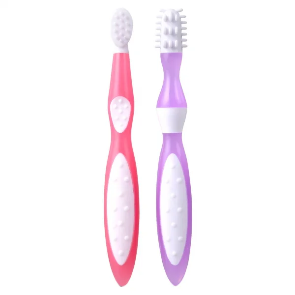 Bàn chải tập đánh răng cho 2 giai đoạn Kidsme - xanh