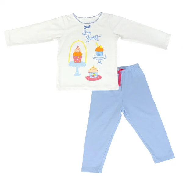 Bộ thun bé gái tay dài Carrot G105021