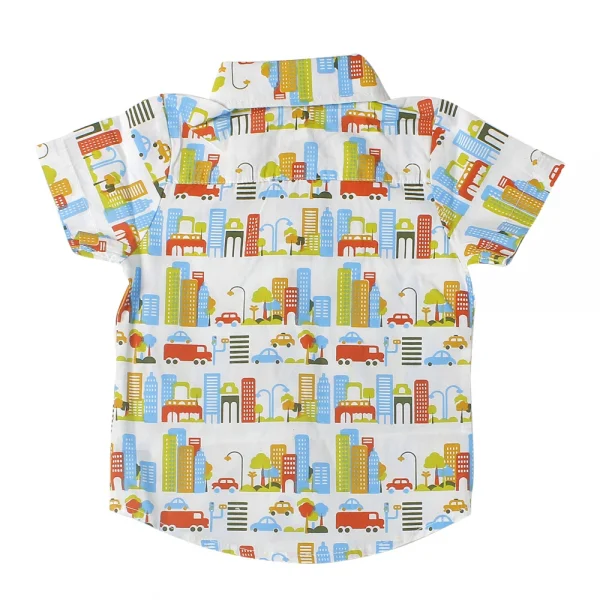 Áo vải bé trai tay ngắn Carrot B105010