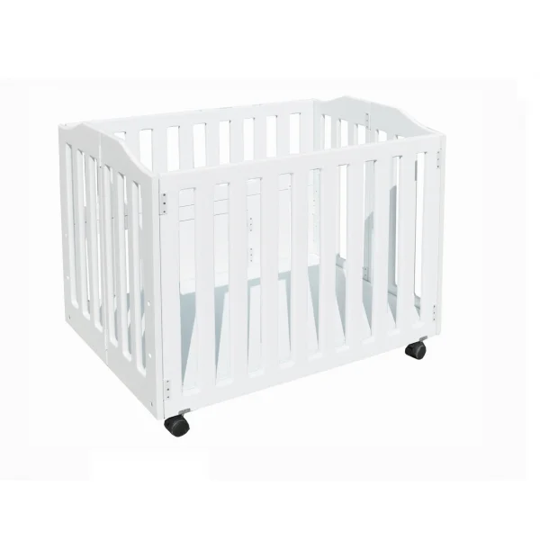Cũi Le Lumber Folding Crib BC11 - Màu Trắng