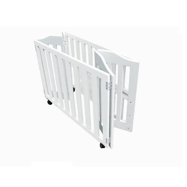 Cũi Le Lumber Folding Crib BC11 - Màu Trắng