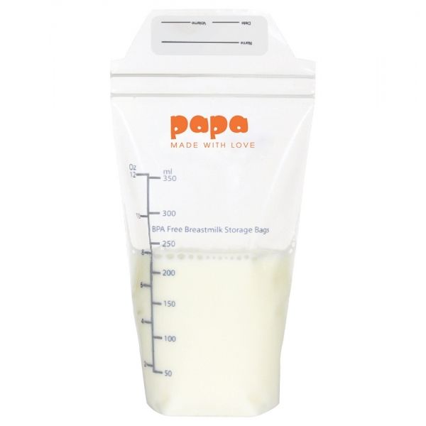 Túi trữ sữa Papa 250ml, 25 túi/hộp