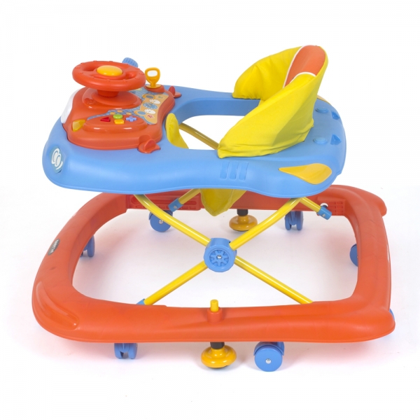 Xe tập đi Baby 1st Xanh dương, có nhạc, CD-W193AS