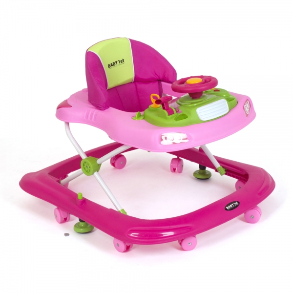 Xe tập đi Baby 1st Xanh dương, có nhạc, CD-W193AS