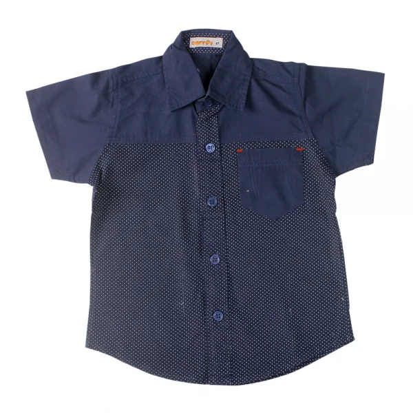 Áo vải bé trai tay ngắn Carrot B115003