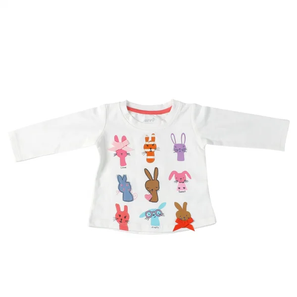 Áo thun bé gái tay dài Carrot B1105002