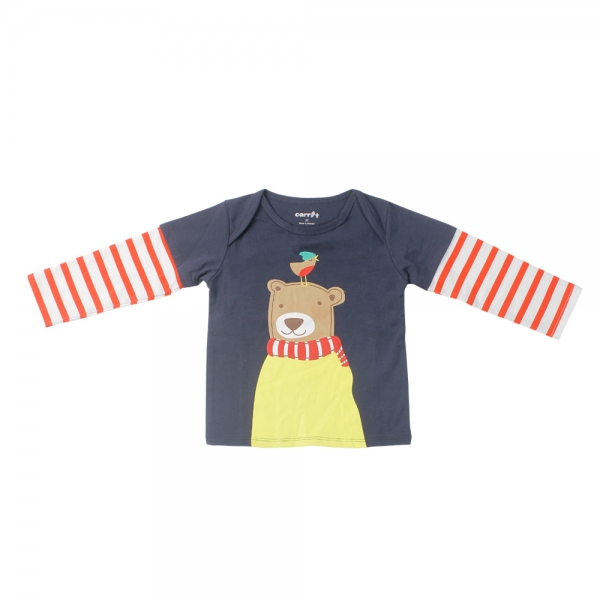 Áo thun bé trai tay dài Carrot B115018