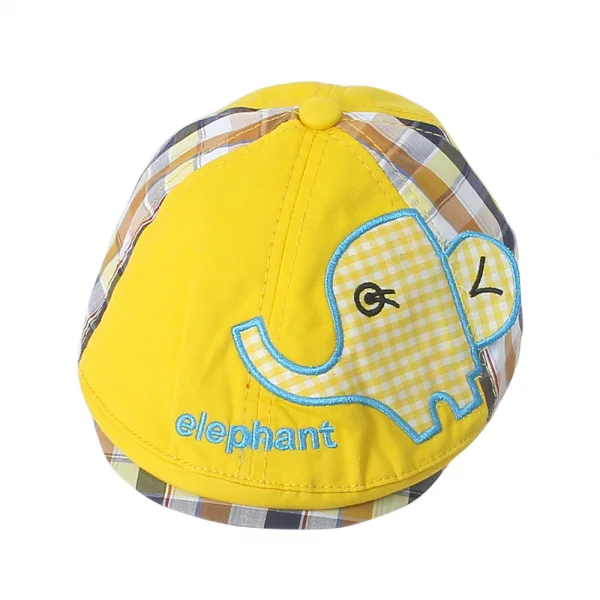 Nón bé trai bánh tiêu đính chú voi