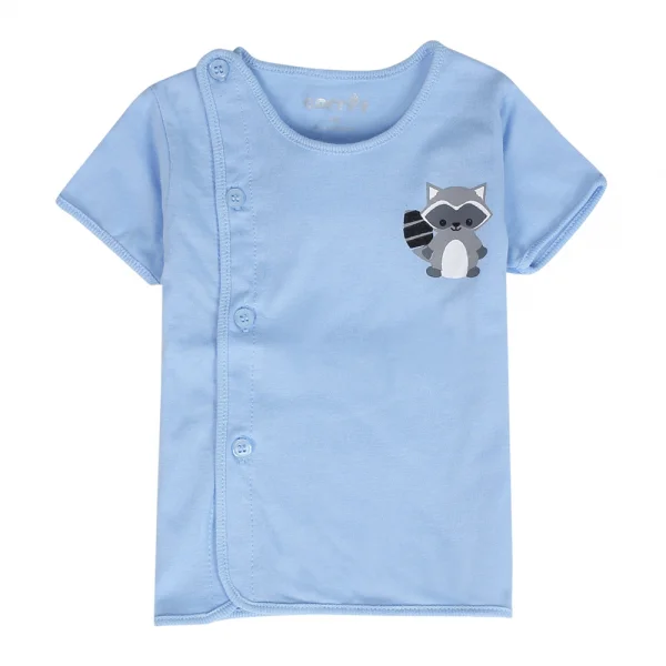 Áo sơ sinh cài chéo tay ngắn Carrot SGL