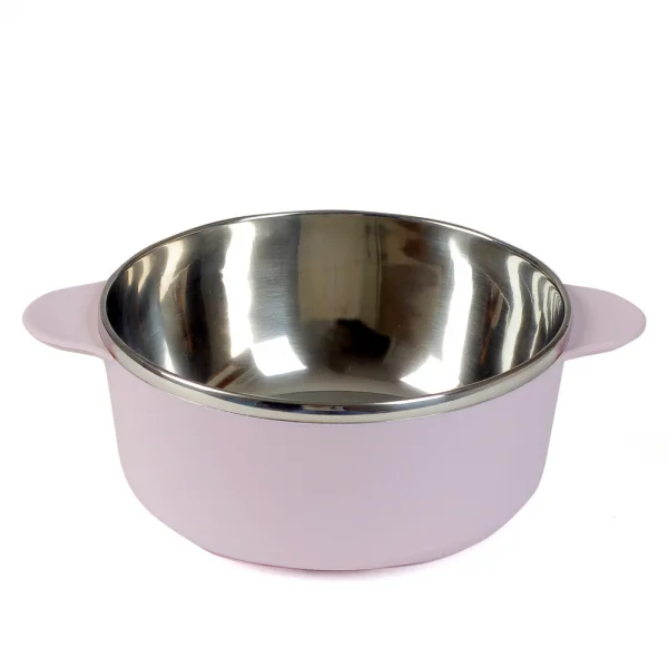Tô inox bọc nhựa Baby Bowl, PB641, Hồng