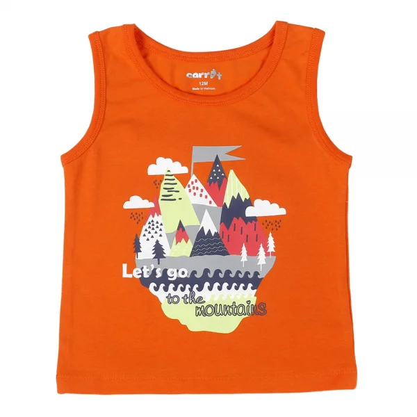 Bộ thun bé trai sát nách Carrot B115025