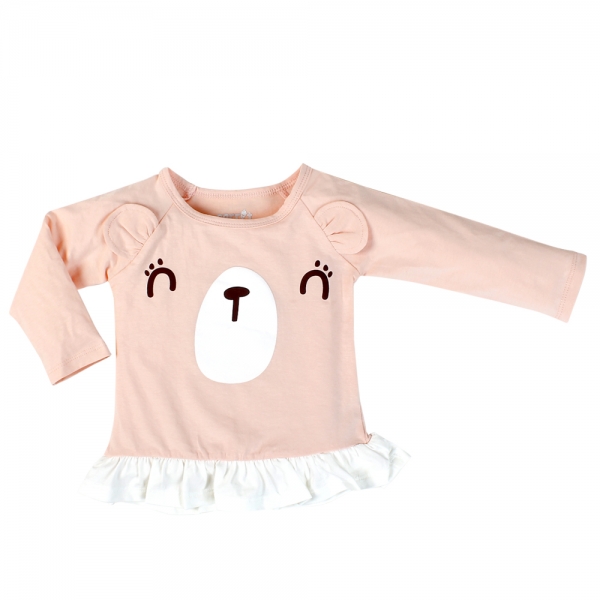 Áo thun bé gái tay dài Carrot G125001