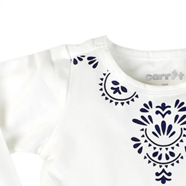 Áo thun bé gái tay dài Carrot G125002