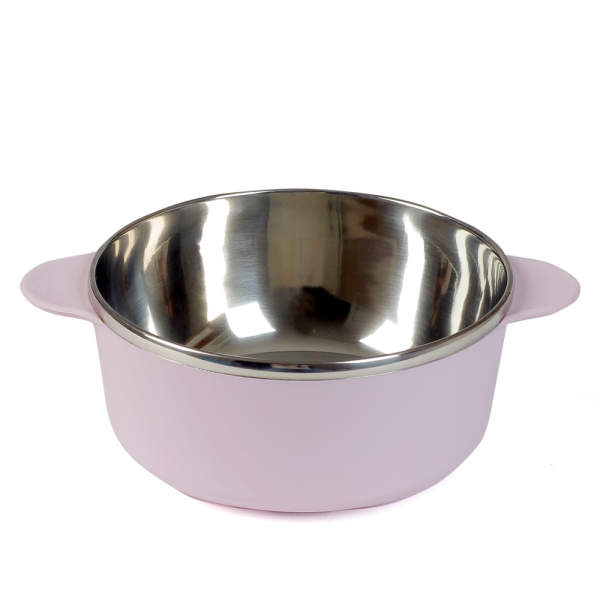 Tô inox bọc nhựa Baby Bowl, PB641, Trắng