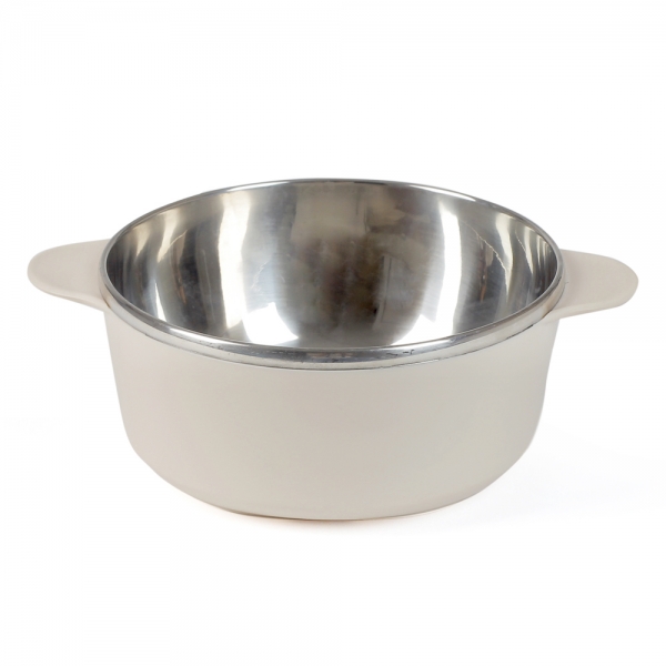 Tô inox bọc nhựa Baby Bowl, PB641, Trắng