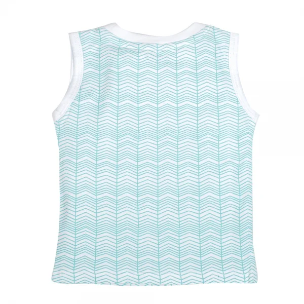 Áo thun bé trai sát nách Carrot B125008