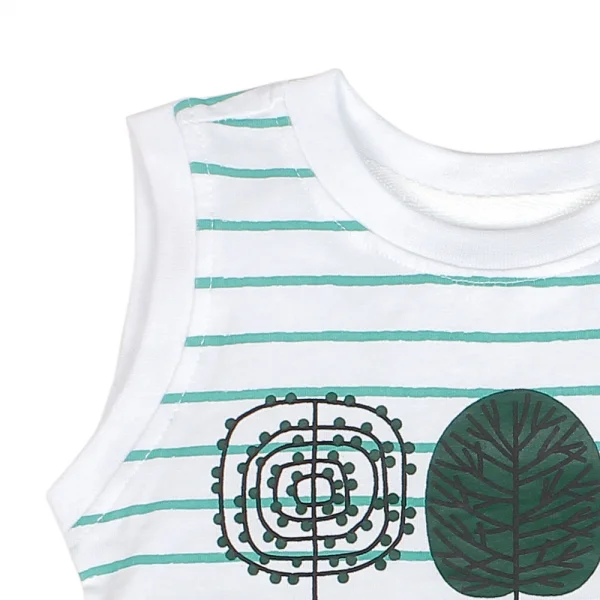 Áo thun bé trai sát nách Carrot B125011