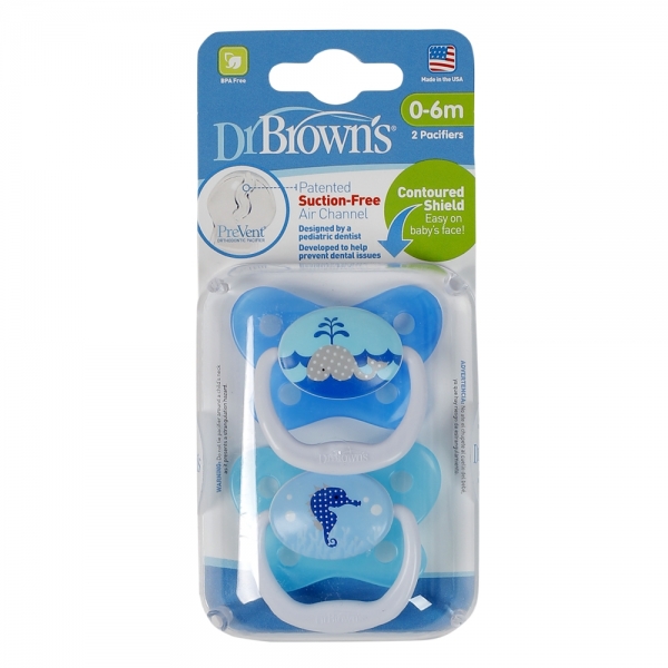 Bộ 2 ty ngậm Prevent Dr Brown