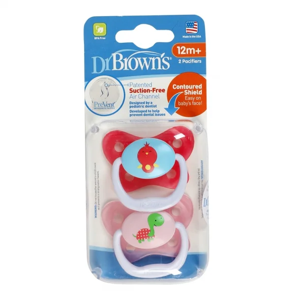 Bộ 2 ty ngậm Prevent Dr Brown