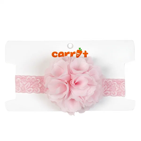 Băng đô ren Carrot A125016, Hồng