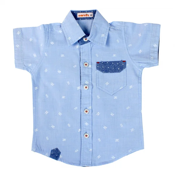 Áo vải bé trai tay ngắn Carrot B125013