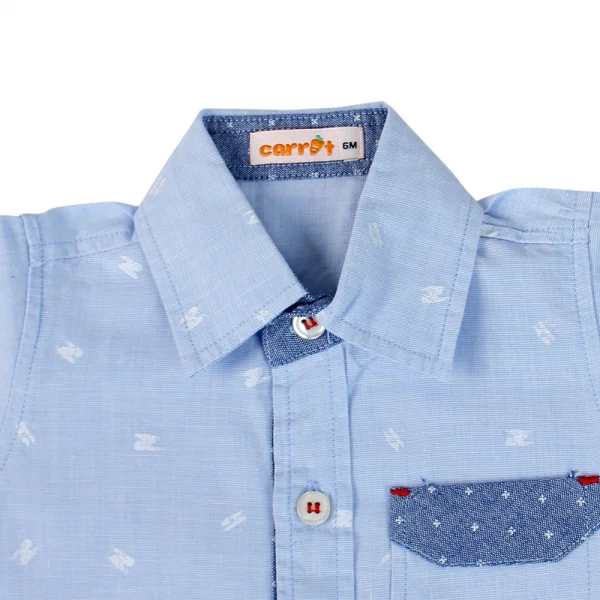 Áo vải bé trai tay ngắn Carrot B125013