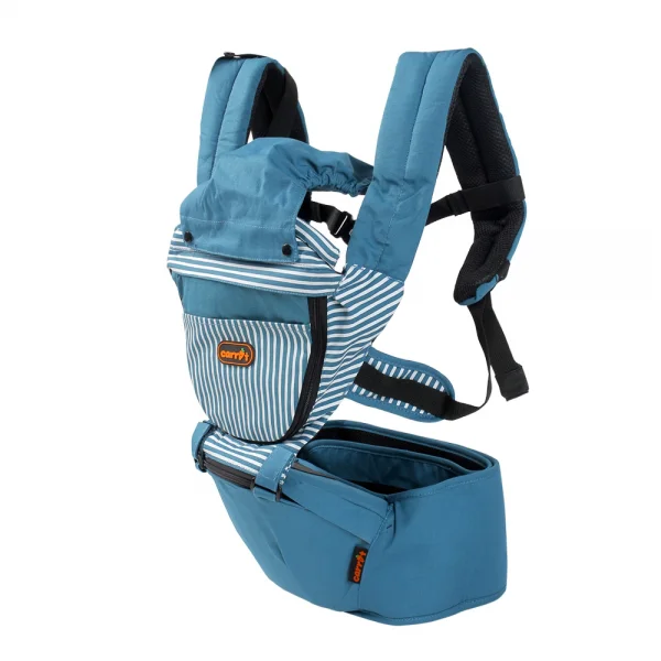 Địu ngồi Carrot in sọc, Xanh