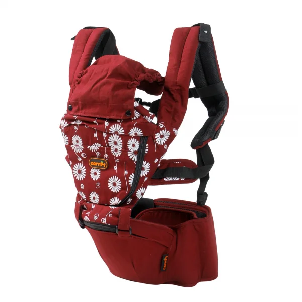 Địu ngồi Carrot in sọc, Xanh