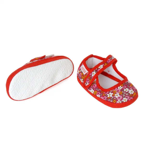 Giày tập đi bé gái S125025, Đỏ
