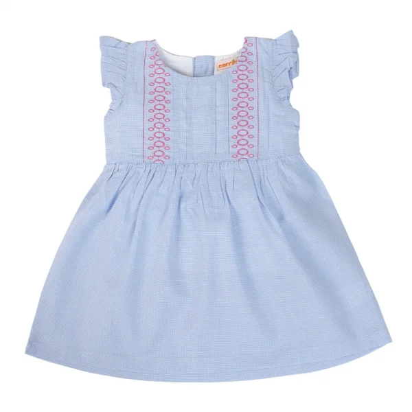 Đầm vải bé gái sát nách Carrot G125018