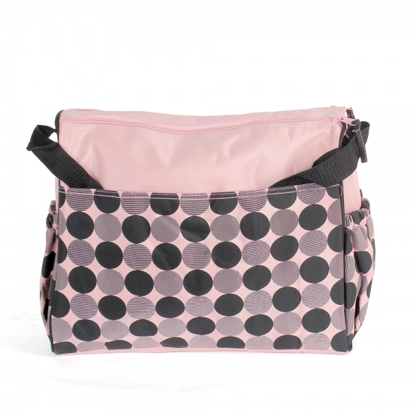 Túi đựng đồ cho Mẹ Carrot họa tiết chấm bi, Hồng