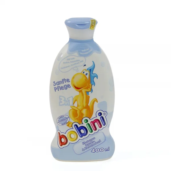 Sữa tắm gội tạo bọt dịu nhẹ cho da nhạy cảm 3in1 Bobini, 400ml