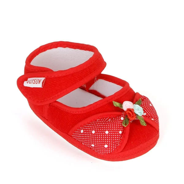 Giày tập đi bé gái S125027, Đỏ