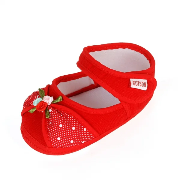 Giày tập đi bé gái S125027, Đỏ