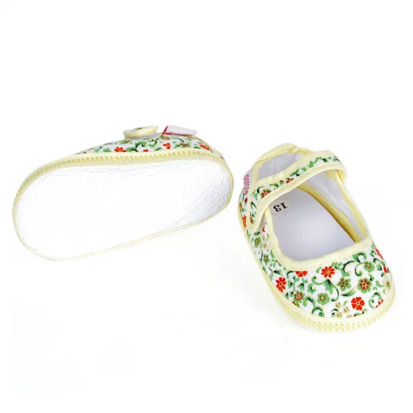 Giày tập đi bé gái S125025, Vàng